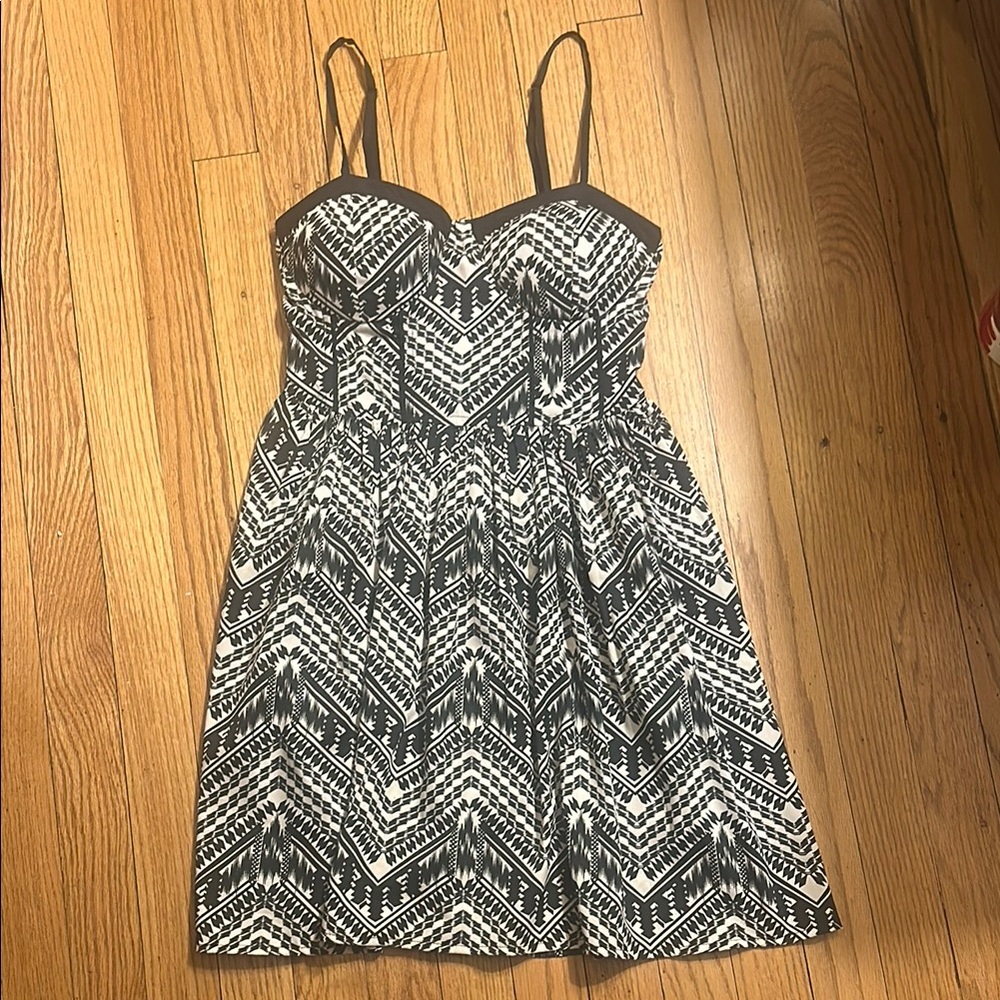 Band of Gypsies Black and White Mini Sundress